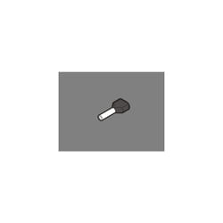 Confezione Tubetto Isolato Sezione 2,5 mmq P 8 mm (500 PEZZI) - CEMBRE PKD2508