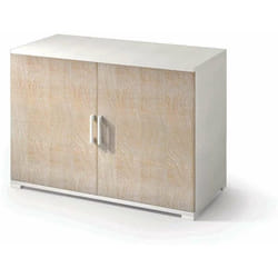 Mobiletto Doppia Anta Bianco Rovere 90x45x66 cm - Mobili - Terraneo
