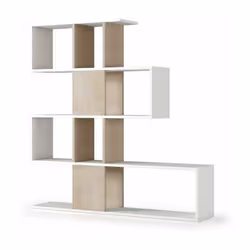 Libreria dal design moderno e minimale adatta per arredare qualsiasi ambiente: in poco spazio grazie ai suoi 5 ripiani puoi r ...