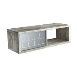 Terraneo - Mobile da parete con anta in ferro Fissaggio incluso vintage 60x25x20 Made in Italy
