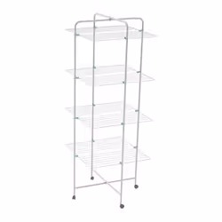 Colombo New Scal Stendibiancheria Icaro 40, Stendibiancheria da pavimento, Acciaio, Grigio, Turchese, 40 m, 4,6 kg, 68 cm