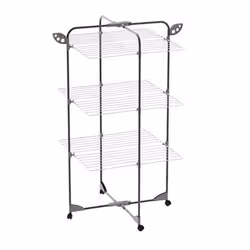 Colombo New Scal Stendibiancheria Alpina 30, Stendibiancheria da pavimento, Acciaio, Nero, Grigio, 30 m, 3,6 kg, 68 cm