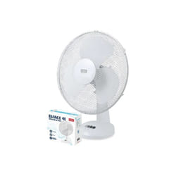 CFG - Ventilatore da tavolo Bianco 40 diametro 40cm 3 velocitA