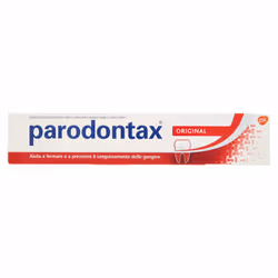 Parodontax dentifircio aiuta a neutralizzare la placca e a rinforzare le gengive deboli ed arrossate. Adatto anche per gengiv ...