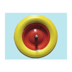 Ruota in poliuretano per carriole 350x8 - mozzo mm.150