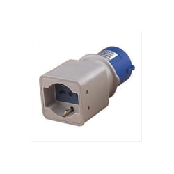 No Brand - adattatore industriale spina cee + 1 presa bipasso schuko IP20 250V 16A