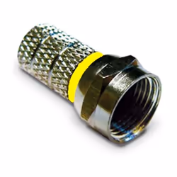 Connettore Fracarro CF66B per cavi satellitari e per tv terrestre tipo F maschio a vite per cavo 6.5-6.6, Fissaggio cavo avvi ...