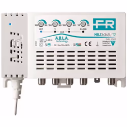 Centralino a 1 ingresso autoalimentato per amplificare il segnale proveniente dall’antenna con regolazioni di banda separate. ...