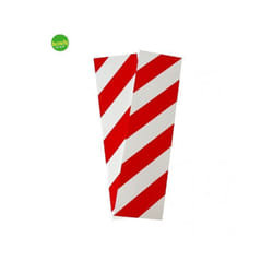 Bolis Italia - Protezione Adesiva 10x50x2cm Bianco/Rosso