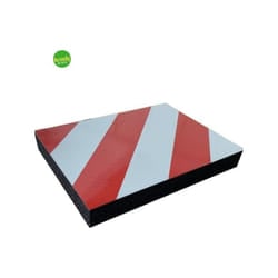 Bolis Italia - Protezione Adesiva 25x50x2,5cm Bianco/Rosso