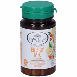 Angelica Energy Mix è l'integratore ideale contro la stanchezza. Con vitamine B, ginseng e matè aiuta a ritrovare tono ed ene ...