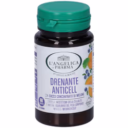 Angelica Drenate è un integratore per combattere la cellulite e drenare i liquidi, con centella, mirtillo, tè matcha e vitami ...