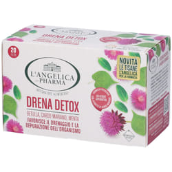 L'Angelica Drena Detox Tisana Depurativa per Drenaggio Liquidi 20 Filtri