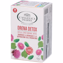 L'Angelica Drena Detox Tisana Depurativa per Drenaggio Liquidi 20 Filtri