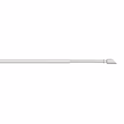 ERREBI Praga tronchetto 1 diam.8 est. a vite cm.30/40 bianco all., Bianco, Alluminio, Montabile a parete, 30 cm, 40 cm, 8 mm