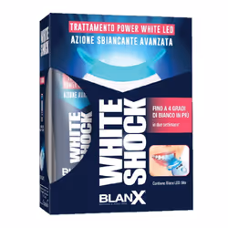Blanx White Shock Trattamento Power White Gel è un gel sbiancante per denti che utilizza la tecnologia ActiluX, attivandosi c ...