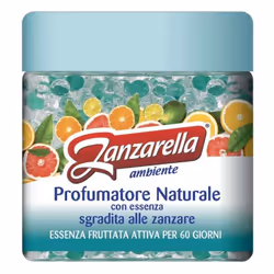 Formula unica ricca di essenze a base di erbe, rinfresca l'ambiente e, al tempo stesso, protegge dalle zanzare con un profumo ...