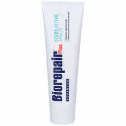 Biorepair Plus Advanced è un dentifricio progettato per proteggere i denti dalla carie. Tubetto da 75ml.