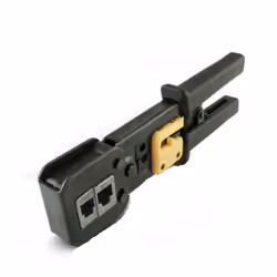 Pinza per connettori RJ11, RJ12, RJ45 Tecnologia passante Caratteristiche GeneraliAdatta per connettori RJ11 6P4C, RJ12 6P6C, ...