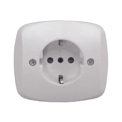 No Brand - Placca presa schuko 16a+t venus - mm.76x76 (1820.d)