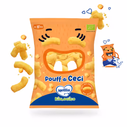 Mellin Snack Pouff Di Ceci: Confezione 20 gr