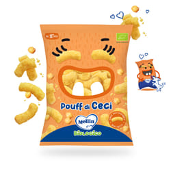 Mellin Snack Pouff Di Ceci: Confezione 20 gr
