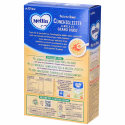 Mellin Conchigliette 100% Grano Duro per Prima Infanzia 280 g