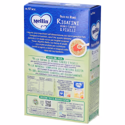Mellin Rigatini con Piselli per Prima Infanzia 280 g