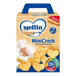 Mellin Minicreck Snack Nutriente per Bambini 180 g