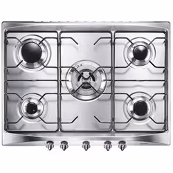 Smeg SE706SX3, Argento, Da incasso, Gas, 685 mm, 500 mm