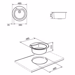 Smeg LSE48AV lavello Sintetico