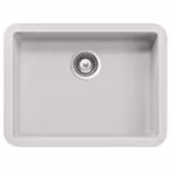 Smeg VST50AL, Lavello sottopiano, Rettangolare, Sintetico, Alluminio, 1 ciotole, 8,89 cm (3.5")