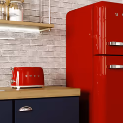 Smeg Tostapane 50's Style – Rosso LUCIDO 2x2 – TSF01RDEU - Vista aggiuntiva 6