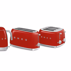 Smeg Tostapane 50's Style – Rosso LUCIDO 2x4 – TSF02RDEU - Vista aggiuntiva 5