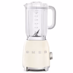 Smeg Frullatore da Tavolo 50's Style – Panna LUCIDO – BLF01CREU, Frullatore da tavolo, 1,5 L, Funzione pulsante, Tritaghiacci ...