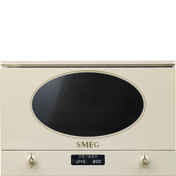 Smeg MP822PO forno a microonde Crema Microonde con grill Da incasso 23 L 850 W