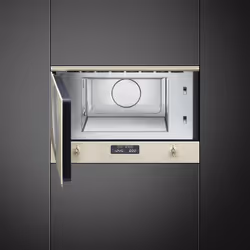 Smeg MP822PO forno a microonde Crema Microonde con grill Da incasso 23 L 850 W