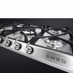 Smeg Victoria SR975XGH piano cottura Acciaio inox Da incasso 68.5 cm Gas 5 Fornello(i) - Vista aggiuntiva 4