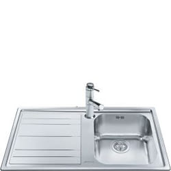 Smeg LE861S-2 lavello Lavello montato su piano Rettangolare Acciaio inox