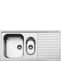 Smeg LLR102-2 lavello Lavello montato su piano Rettangolare Acciaio inox