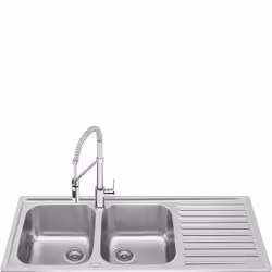 Smeg LLR116-2 lavello Lavello montato su piano Rettangolare Acciaio inox - Vista aggiuntiva 2