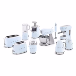 Smeg Macchina da Caffè Espresso Manuale 50's Style – Azzurro LUCIDO – ECF01PBEU - Vista aggiuntiva 6