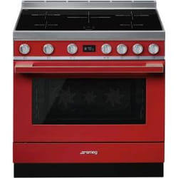 Smeg CPF9IPR cucina Elettrico Piano cottura a induzione Rosso