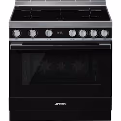 Smeg CPF9IPBL, Cucina, Nero, Manopola, Frontale, Elettronico, LCD