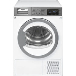 Smeg DHT38PLIT asciugatrice Libera installazione Caricamento frontale 8 kg A+++-10% Argento, Bianco