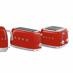 Smeg Tostapane 50's Style – Rosso LUCIDO 4x4 – TSF03RDEU - Vista aggiuntiva 6