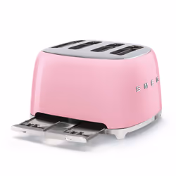 Smeg Tostapane 50's Style – Rosa LUCIDO 4x4 – TSF03PKEU - Vista aggiuntiva 4