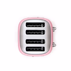 Smeg Tostapane 50's Style – Rosa LUCIDO 4x4 – TSF03PKEU - Vista aggiuntiva 5