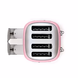 Smeg Tostapane 50's Style – Rosa LUCIDO 4x4 – TSF03PKEU - Vista aggiuntiva 6