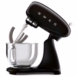 Smeg Impastatrice Full Color 50's Style – Nero LUCIDO – SMF03BLEU - Vista aggiuntiva 4